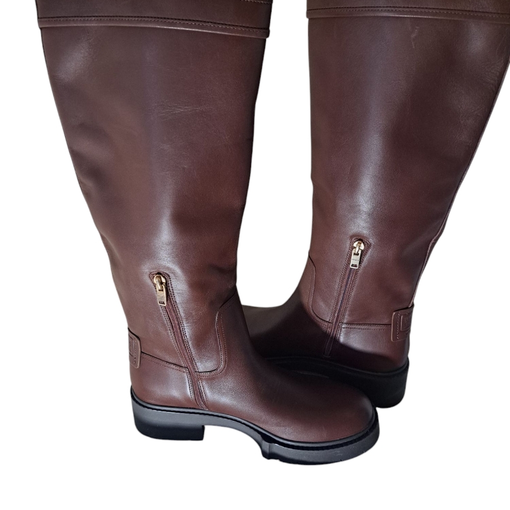 NEW COACH Lilli Leather Boots 8.5 B - Picture 5 of 12